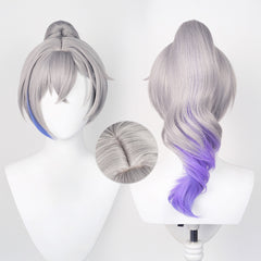 Jeu Honkai: Star Rail Silver Wolf Cosplay Perruque