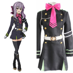 Seraph of the End Hiiragi Shinoa Cosplay Costume