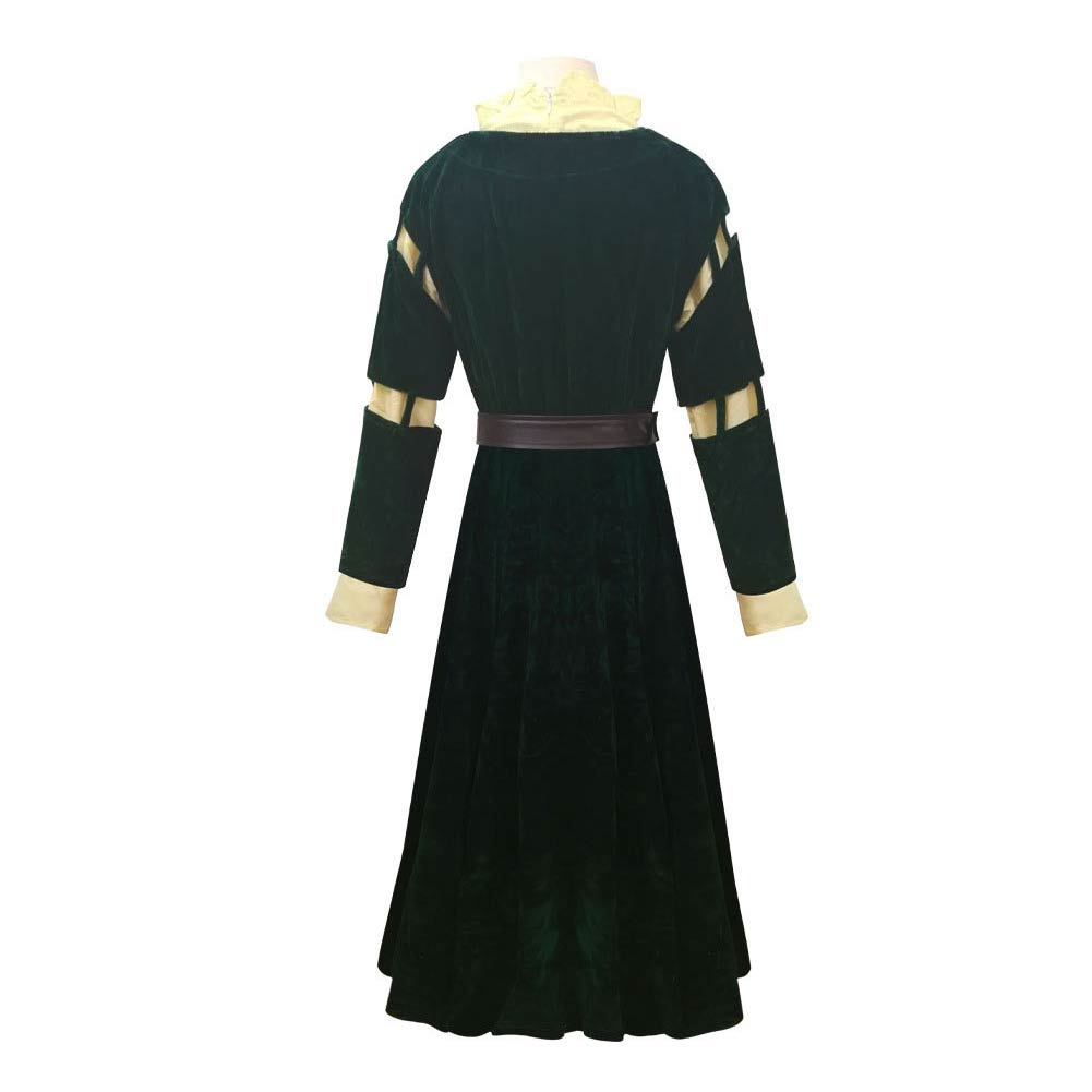 Femme Brave Merida Robe Cosplay Costume
