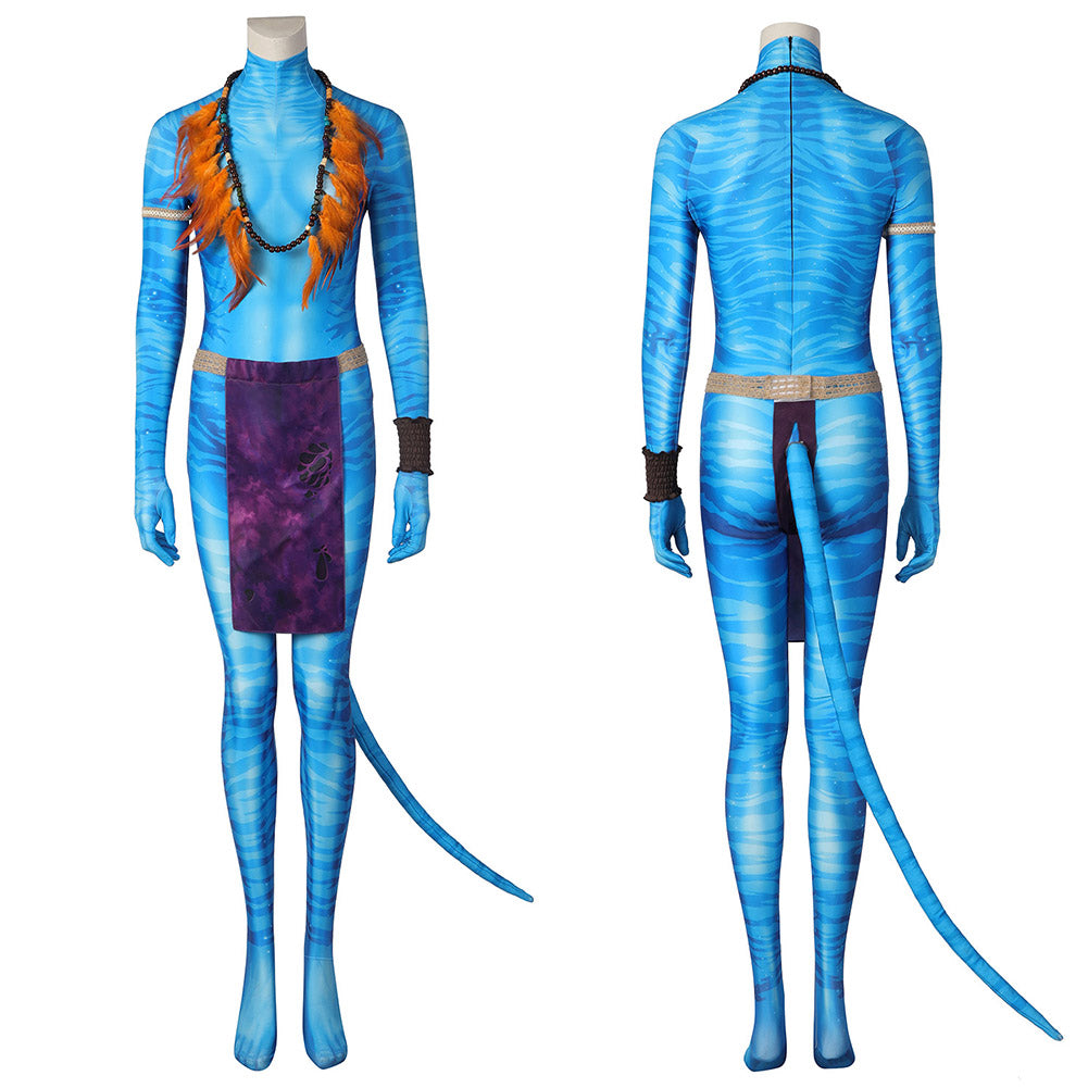 Avatar:The Way of Water Neytiri Combinaison Cosplay Costume Carnaval