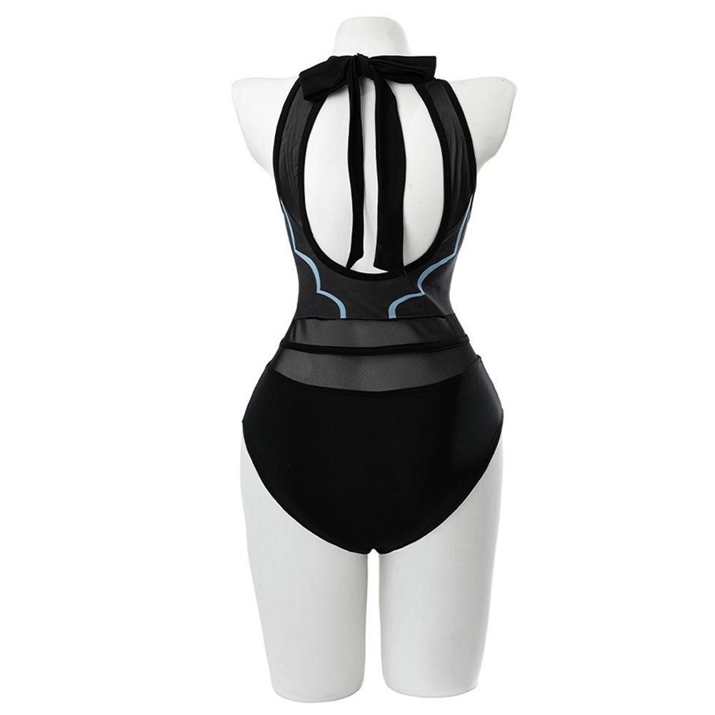 Genshin Impact Fischl Von Luftschloss Narfidort Maillot De Bain Cosplay Costume Carnaval