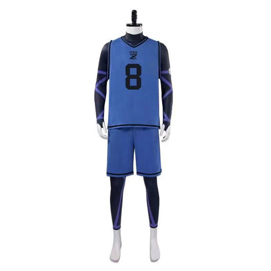 BLUE LOCK Meguru Bachira N°8 Cosplay Costume