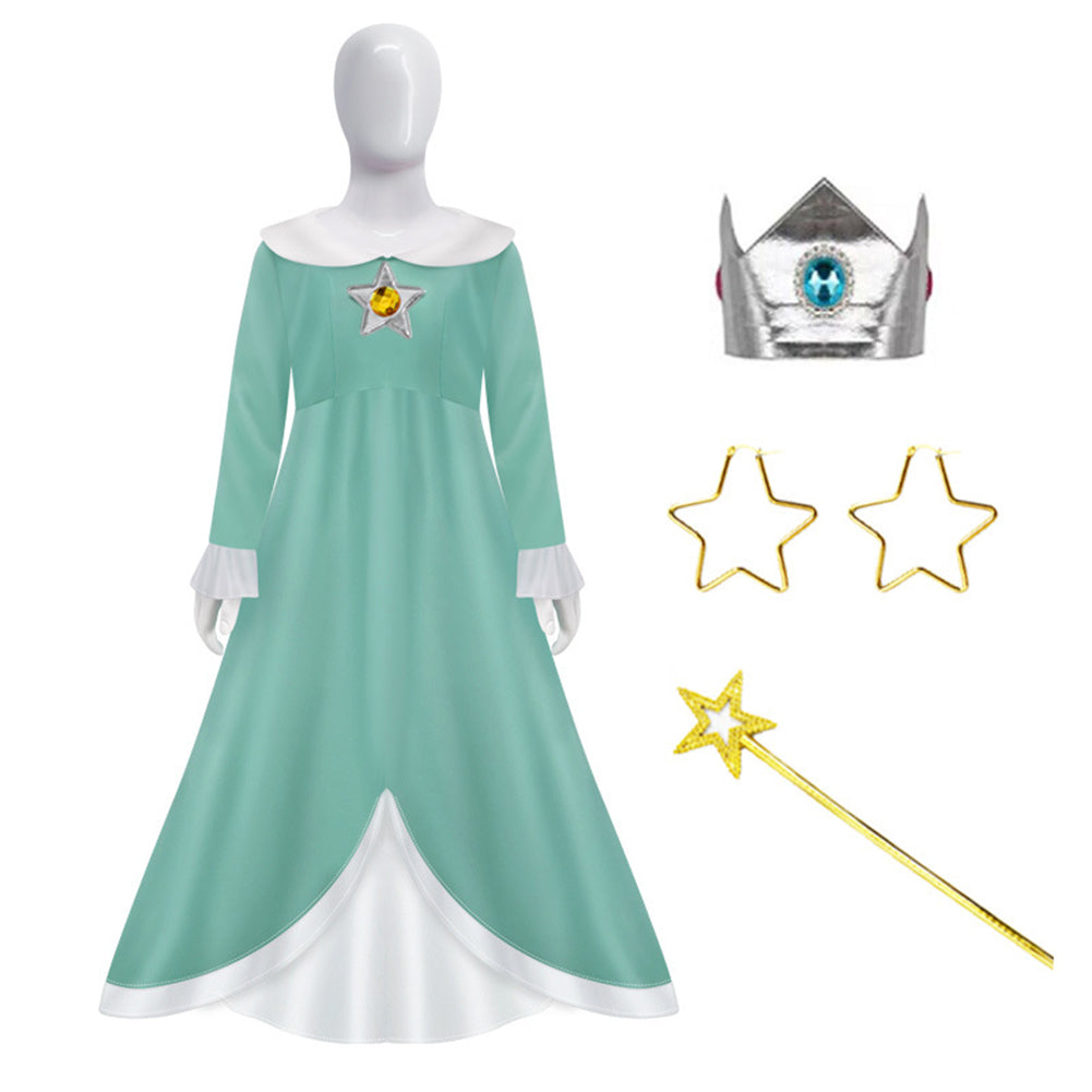 Super Mario Bros Princesse Peach Cosplay Costume