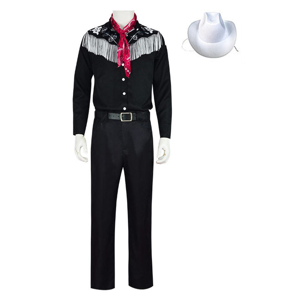 Enfant Film Barbie Ken Cowboys Cosplay Costume	