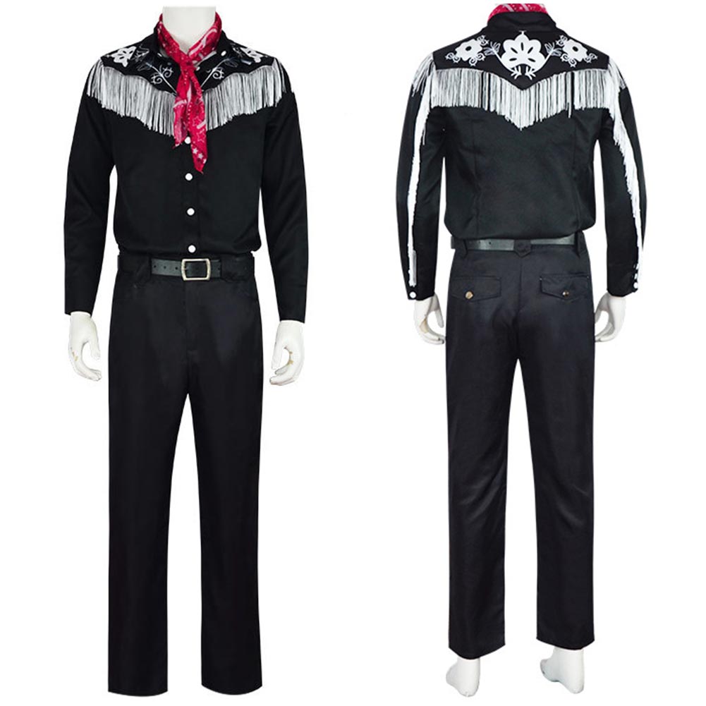 Enfant Film Barbie Ken Cowboys Cosplay Costume	