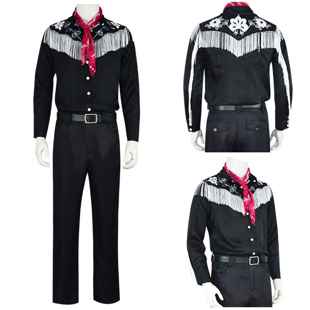 Enfant Film Barbie Ken Cowboys Cosplay Costume	