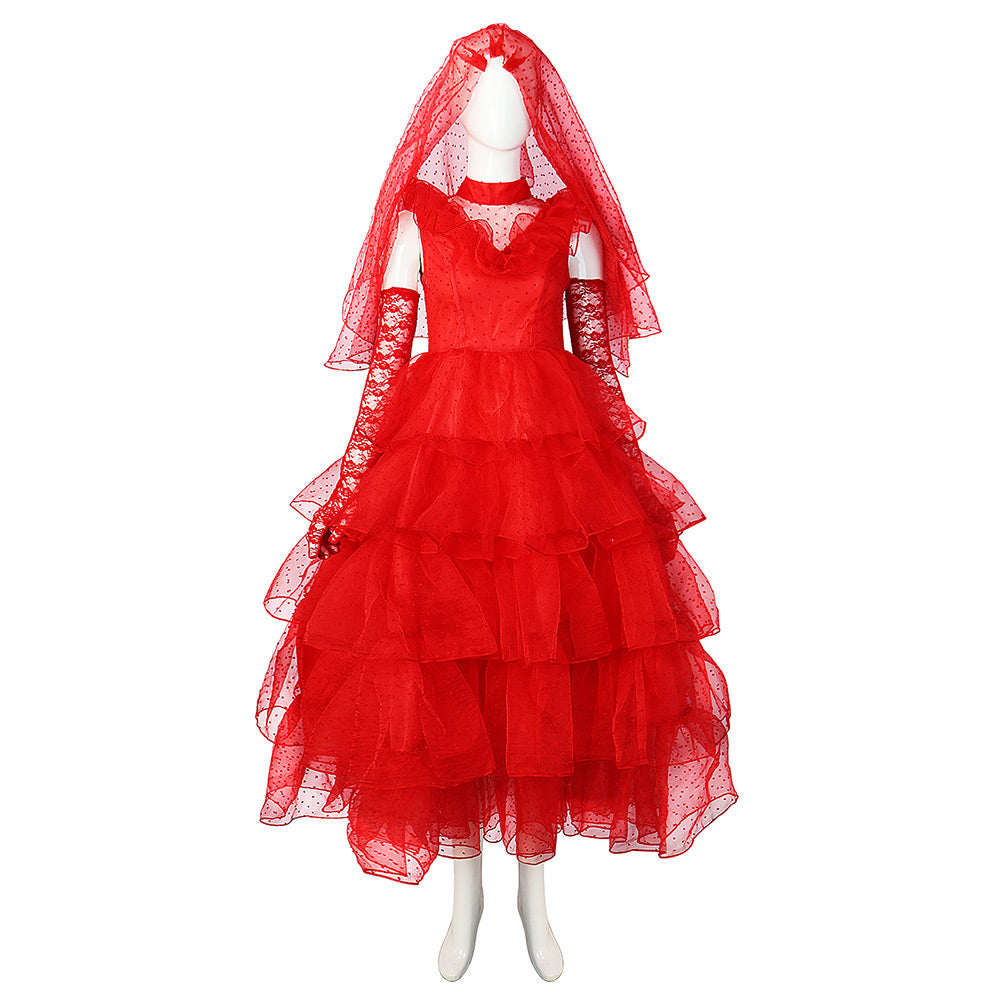 Film BeetleJuice Lydia Deetz Cosplay Costume