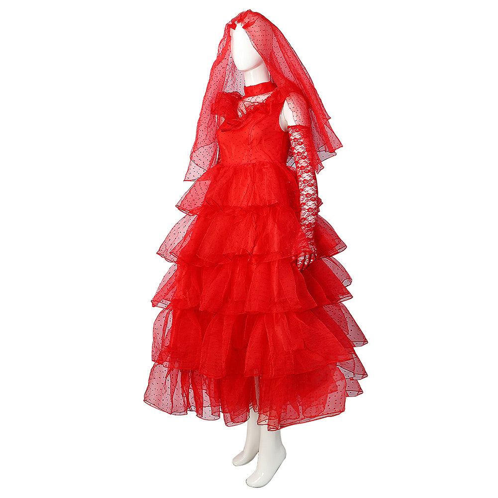 Film BeetleJuice Lydia Deetz Cosplay Costume