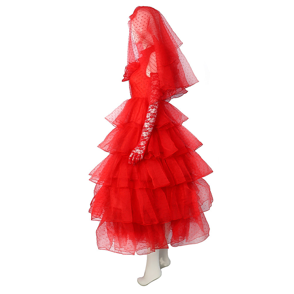 Film BeetleJuice Lydia Deetz Cosplay Costume