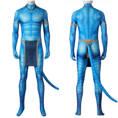 Avatar: The Way of Water Jake Sully Cosplay Costume Bleu