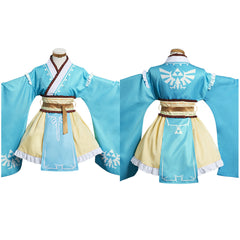 The Legend of Zelda: Breath of the Wild Link Lolita Robe Cosplay Costume Design Original