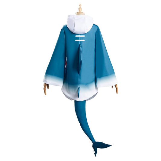 Hololive English VTuber Gawr Gura Halloween Carnaval  Cosplay Costume