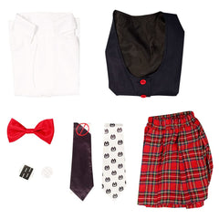 Danganronpa Junko Enoshima Costume Enfant Cosplay Costume