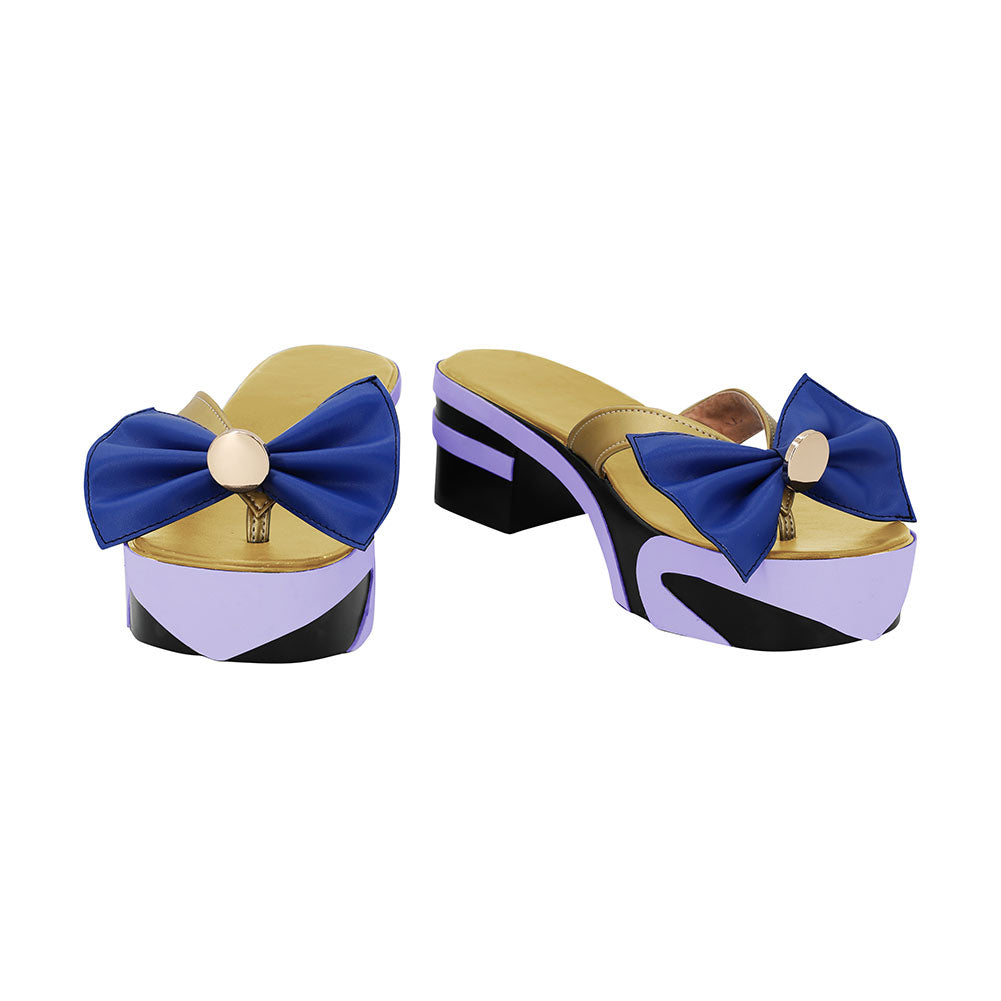 Genshin Impact Sangonomiya Kokomi Cosplay Chaussures