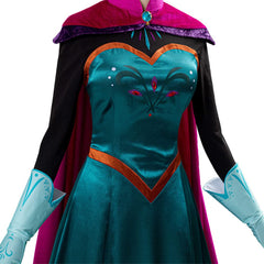 La Reine des Neiges Frozen Elsa Robe Halloween Cosplay Costume