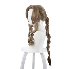 Final Fantasy VII ff7 Remake Aerith Aeris Gainsborough Cosplay Perruque