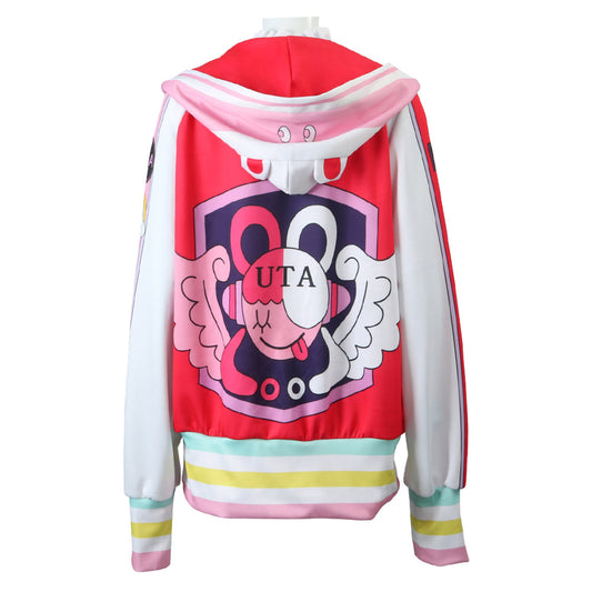 One Piece: Red Shanks Fille UTA Rouge Veste Cosplay Costume