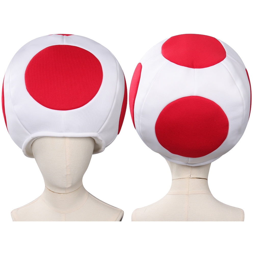 Adulte Super Mario Bros Toad Kinopio Rouge Chapeaux Carnaval  Accessorie
