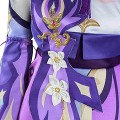 Adulte Femme Genshin Impact Keqing Uniforme Cosplay Costume