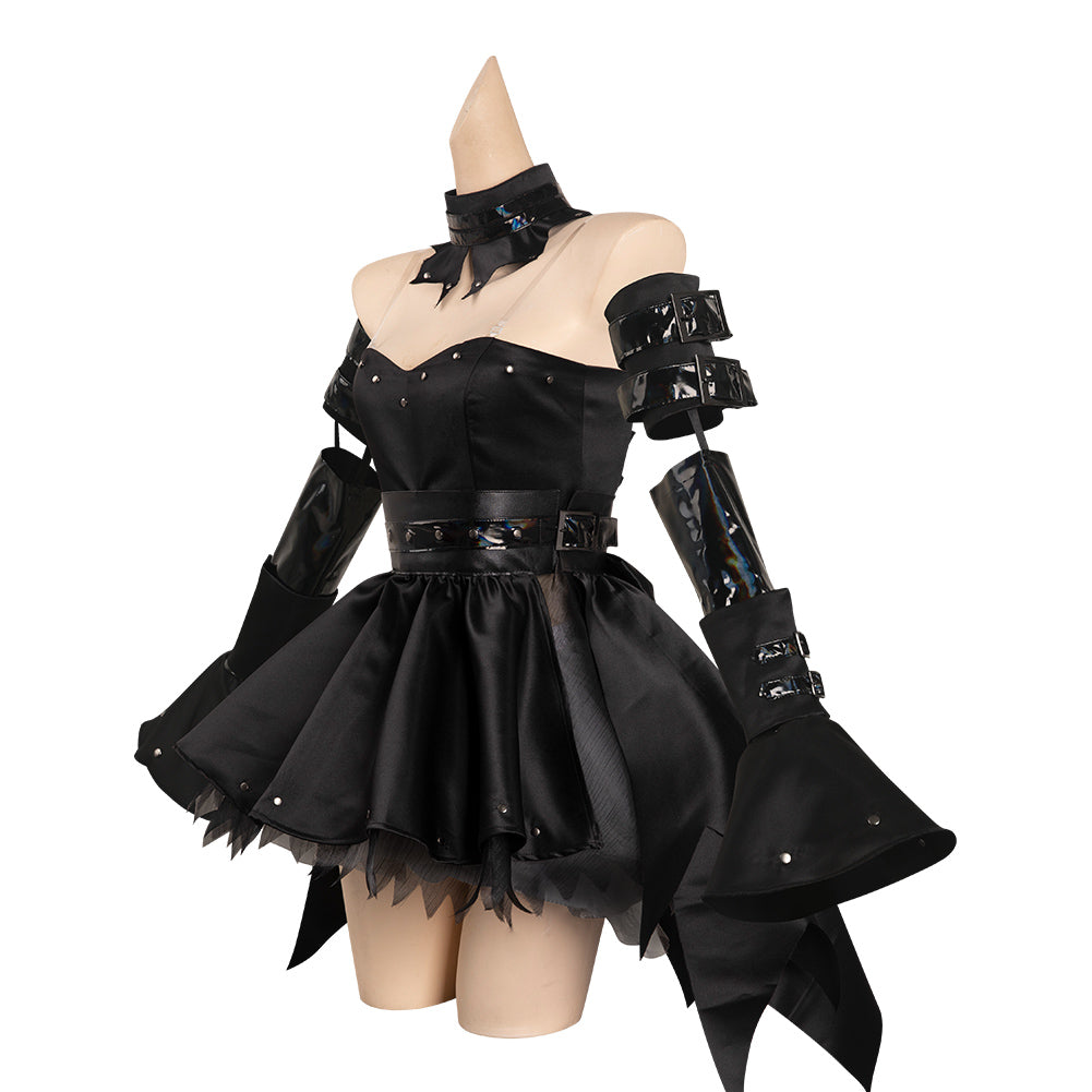 Anime Chobits - Freya Robe Noire Cosplay Costume	