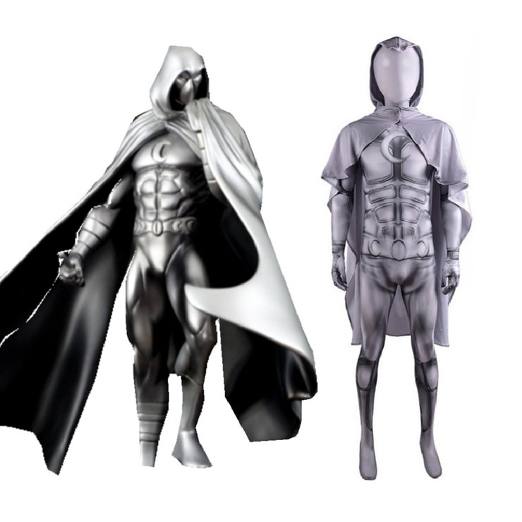 Moon Knight Marc Spector Manteau Combinaison Carnaval Cosplay Costume
