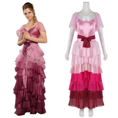 Harry Potter 4 Hermione Granger Robe Rose Cosplay Costume