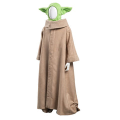 The Mando Baby Yoda Grogu Robe Chapeau Halloween Cosplay Costume Pour Enfant