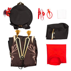 Genshin Impact Hu Tao Cosplay Costume