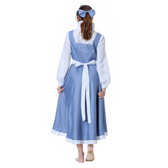 La Belle et La Bête 1991 Belle Robe et Tablier Cosplay Costume