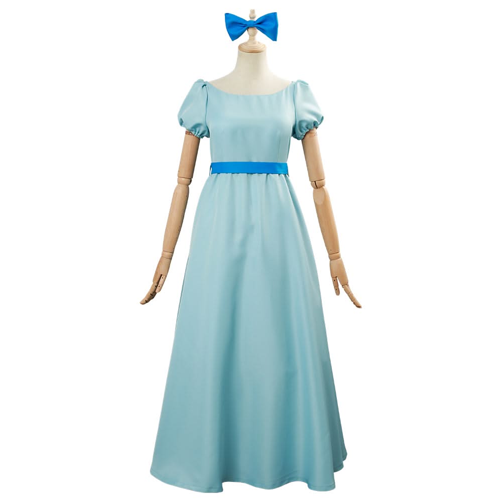 Enfant&Femme Peter Pan Wendy Darling Robe Cosplay Costume