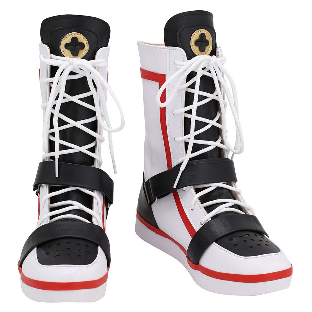 Twisted Wonderland Deuce Spade  Bottes Halloween Carnaval Cosplay Chaussures