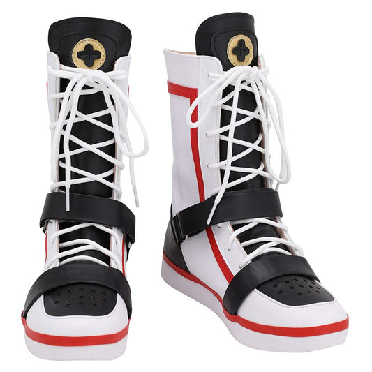 Twisted Wonderland Deuce Spade  Bottes Halloween Carnaval Cosplay Chaussures