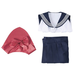 Akebi-chan no Sērāfuku à Manches Courtes Cosplay Costume