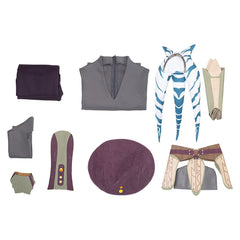 Rebels Ahsoka Tano Jupe Tenue Halloween Carnaval Cosplay Costume