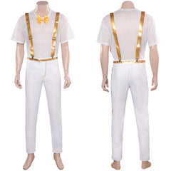 Adulte Film Barbie Allan Tenue Homme Blanc Cosplay Costume