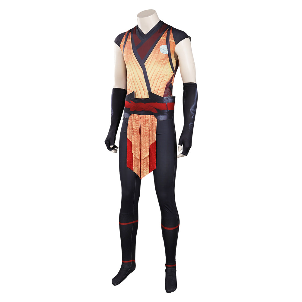Adulte Mortal Kombat Scorpion Combinaison Cosplay Costume Halloween