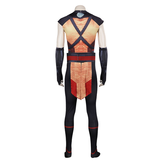 Adulte Mortal Kombat Scorpion Combinaison Cosplay Costume Halloween