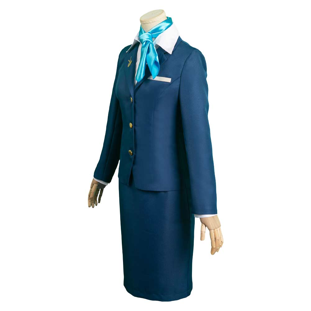 Anime Hokkyoku Hyakkaten no Concierge San Akino Tenue Femme Cosplay Costume