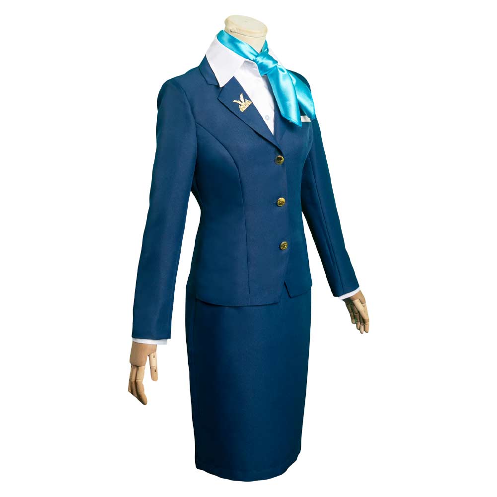 Anime Hokkyoku Hyakkaten no Concierge San Akino Tenue Femme Cosplay Costume