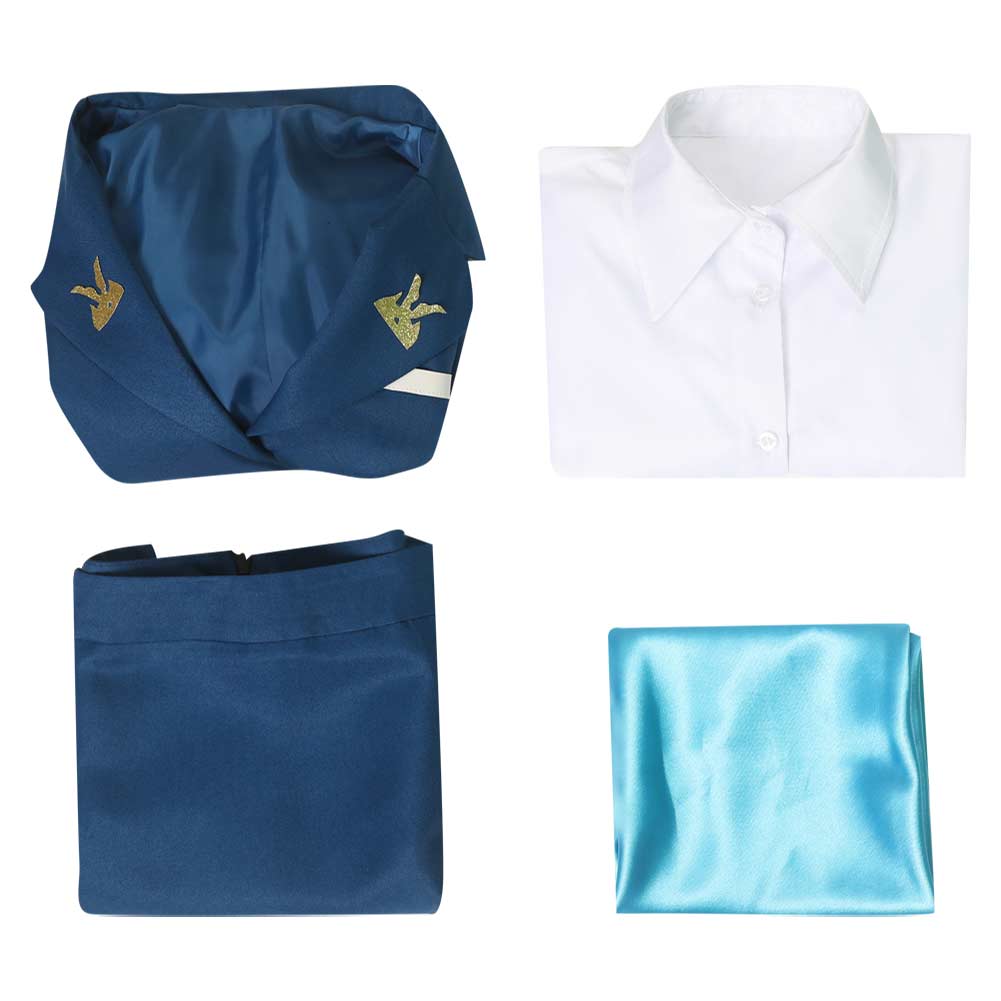 Anime Hokkyoku Hyakkaten no Concierge San Akino Tenue Femme Cosplay Costume