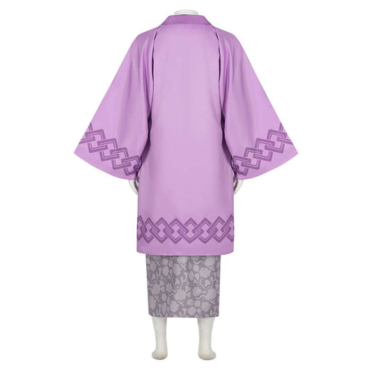 Anime Kimetsu No Yaiba  Shinazugawa Genya Tenue Violet Cosplay Costume