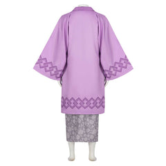 Anime Kimetsu No Yaiba  Shinazugawa Genya Tenue Violet Cosplay Costume
