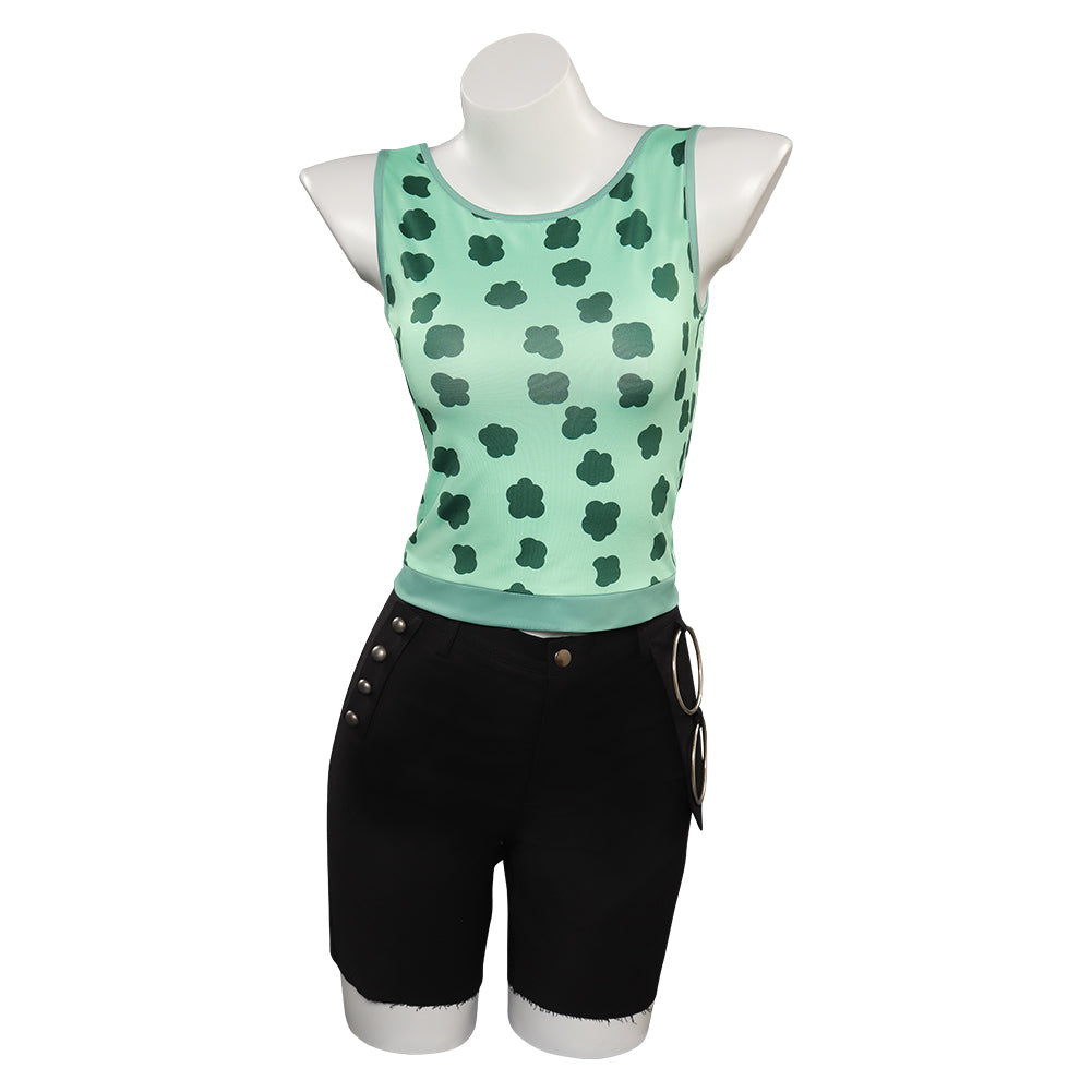 Anime One Piece Nami Vert Veste Femme Cosplay Costume