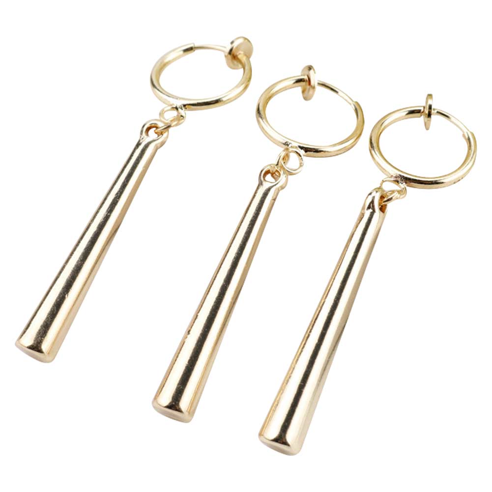  Anime One Piece Roronoa Zoro 3 Clips d'Oreille Cosplay Accessoire