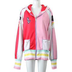 One Piece: Red Shanks Fille UTA Rouge Veste Cosplay Costume