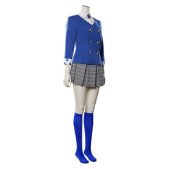 Cosplay Costume Veronica Sawyer Heathers(1988) Film Cosplay Tenue Bleue Femme