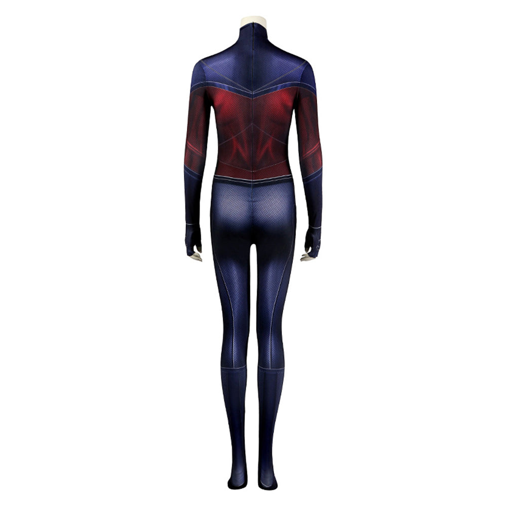 Captain Marvel Carol Danvers Combinaison Cosplay Costume
