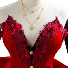 Aerith Cosplay Final Fantasy VII Remake FF7 Aeris Gainsborough Robe Rouge Cosplay Costume