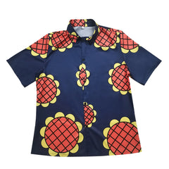 One Piece Dressrosa Arc Luffy Sunflower Chemise Cosplay Costume