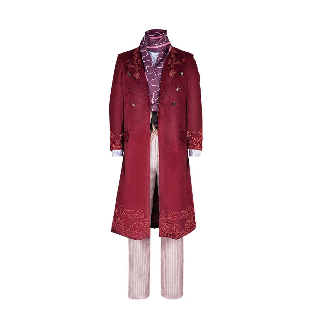 Charlie and the Chocolate Factory Willy Wonka Cosplay Costume